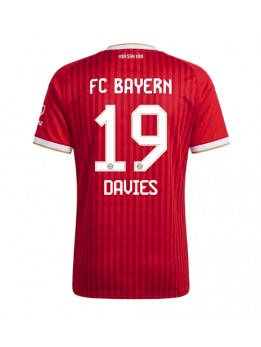 Ženski Nogometna dresi replika Bayern Munich Alphonso Davies #19 Domači 2026-27 Kratek rokav Ženski Nogometna dresi replika Bayern Munich Alphonso Davies #19 Domači 2026-27 Kratek rokav